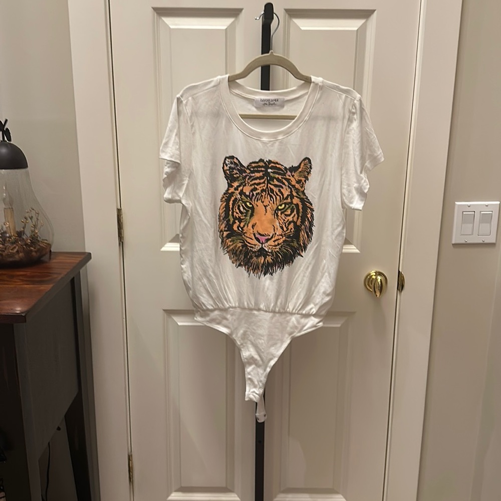 Daydreamer X Free People women’s Tiger Body Suit - Picture 3 of 14
